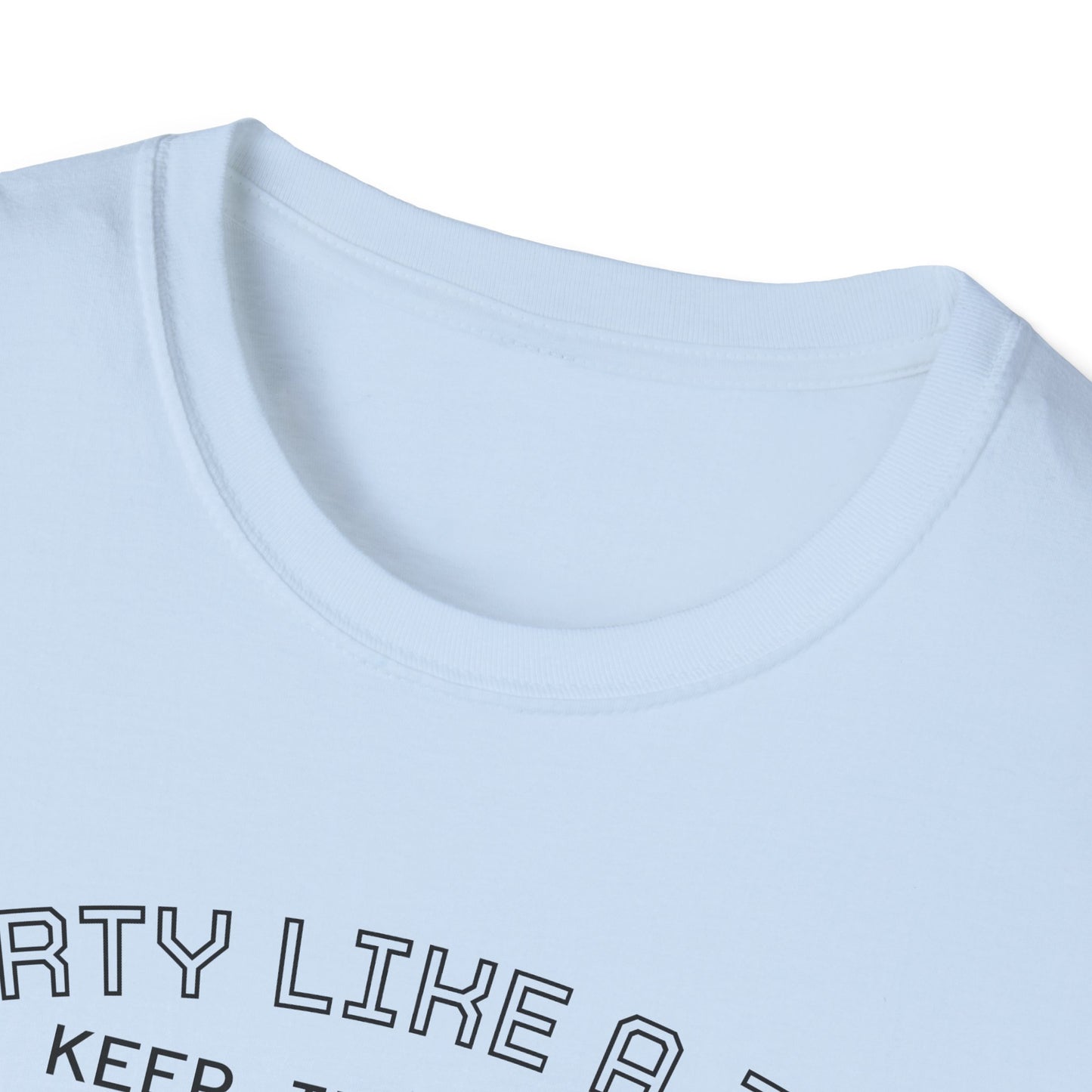 Jewish Party Graphic Tee — "Party Like a Jew, Keep It Kosher"