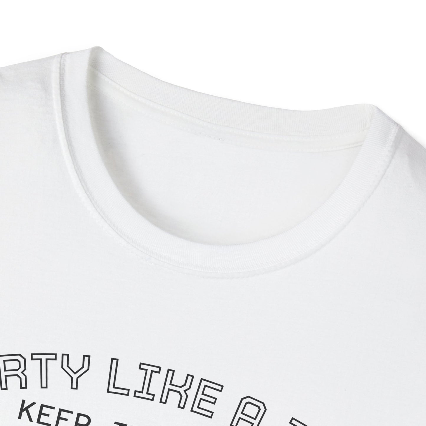 Jewish Party Graphic Tee — "Party Like a Jew, Keep It Kosher"