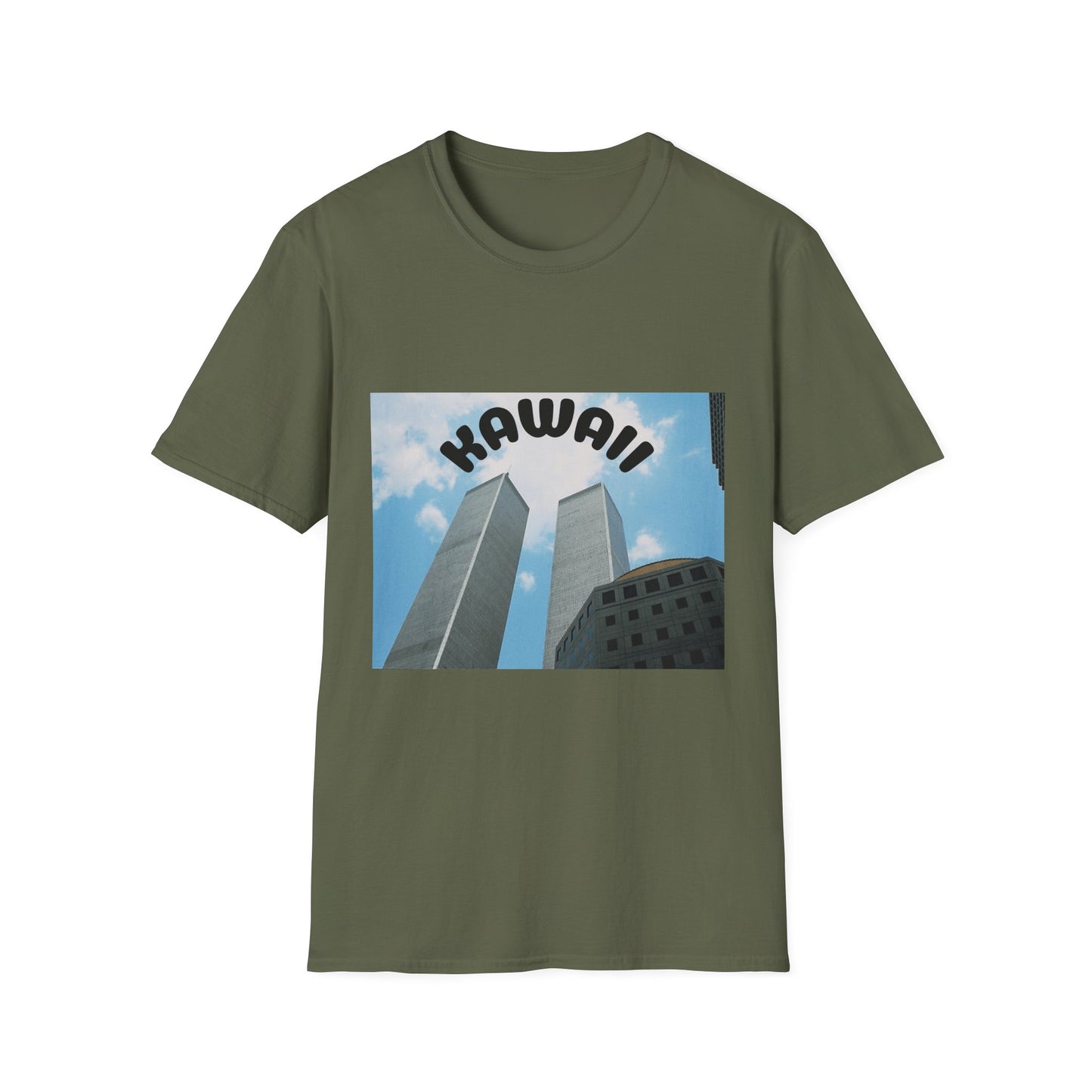 Kawaii Twin Towers Graphic Tee