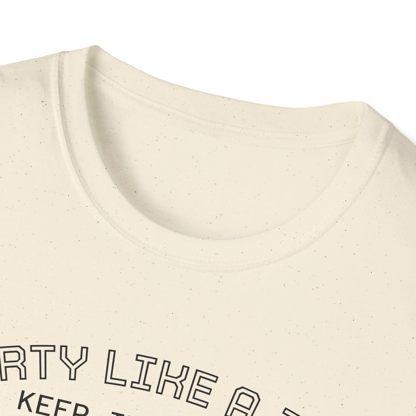 Jewish Party Graphic Tee — "Party Like a Jew, Keep It Kosher"