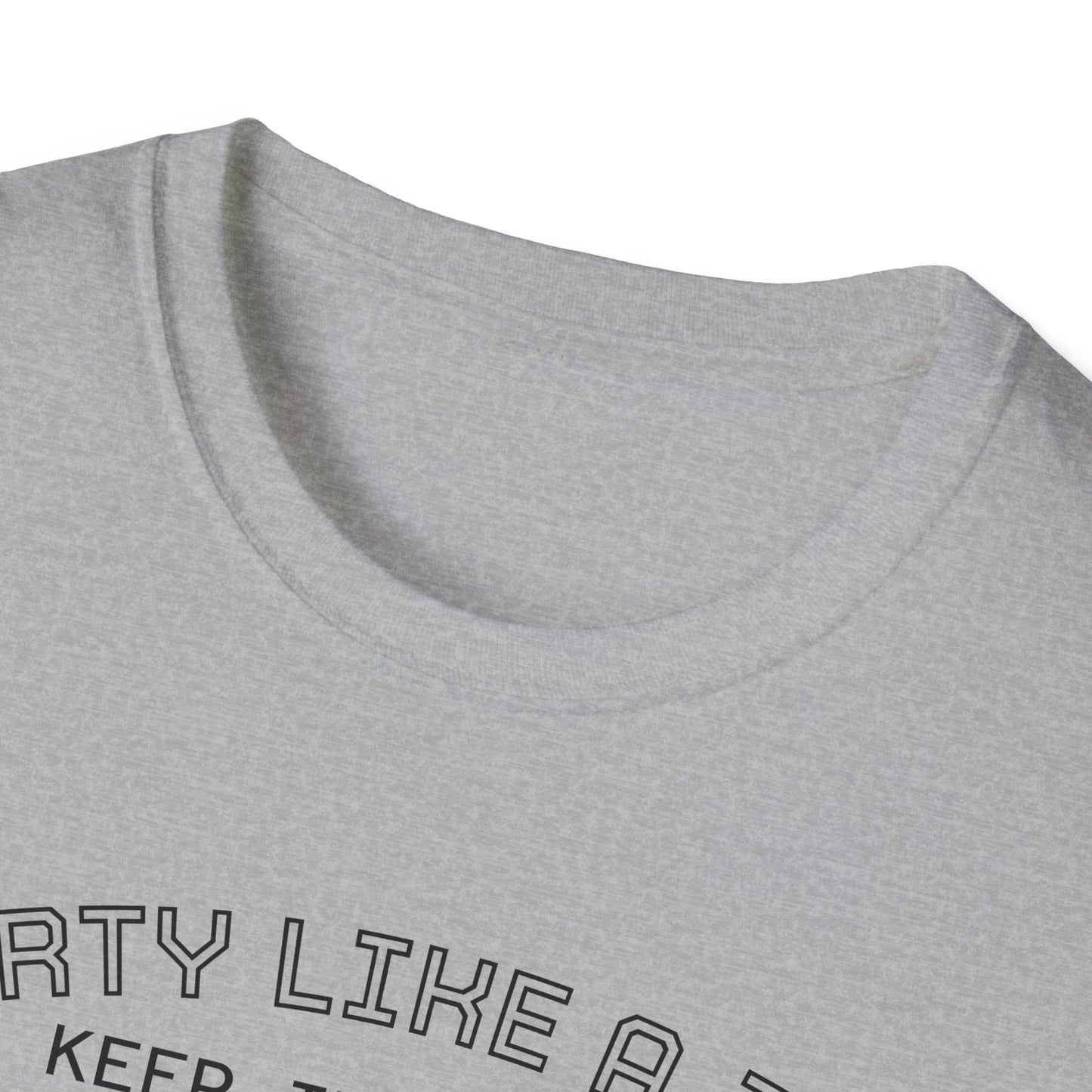 Jewish Party Graphic Tee — "Party Like a Jew, Keep It Kosher"