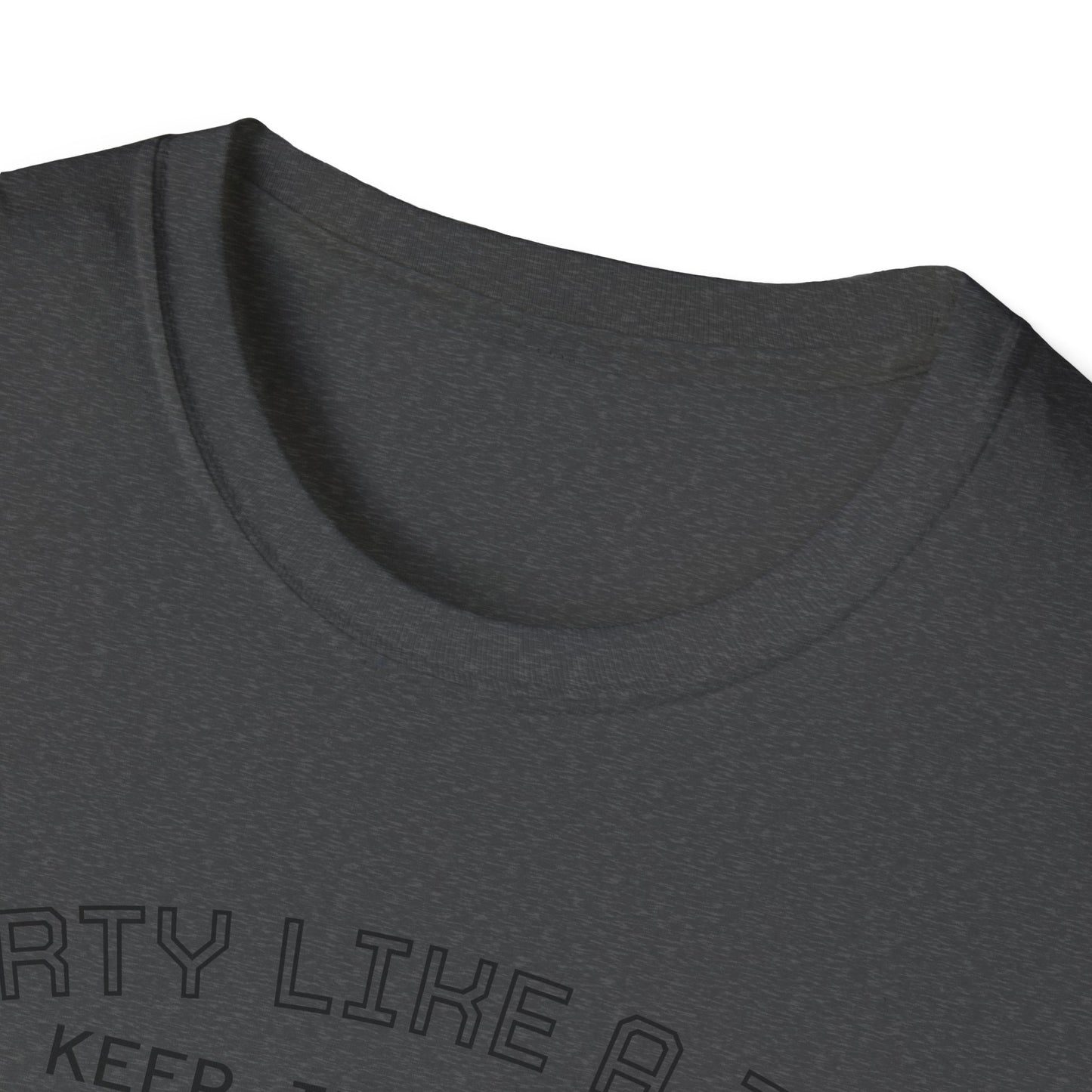 Jewish Party Graphic Tee — "Party Like a Jew, Keep It Kosher"